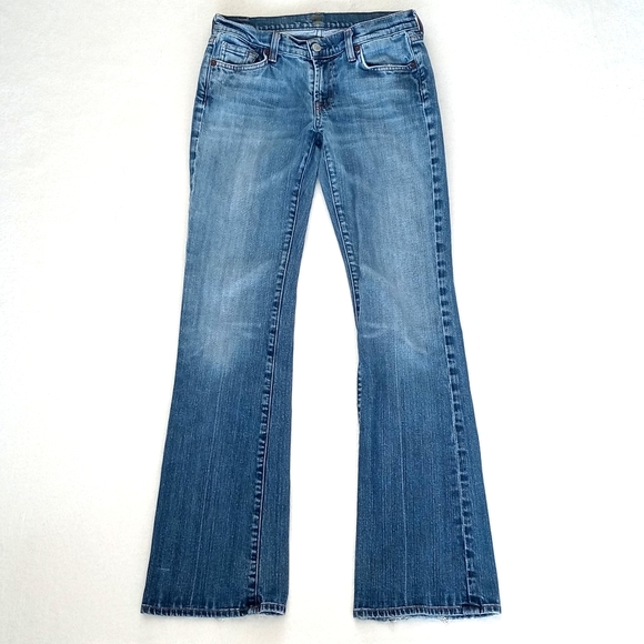 Gorgeous 7 for All Mankind Low Rise Bootcut Denim Jeans 27 (Medium Wash Blue) - Picture 16 of 16